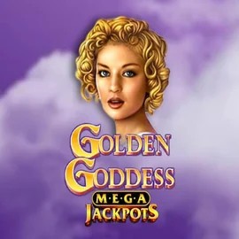 Logo of Golden Goddess Megajackpots from IGT at Hollywin Casino