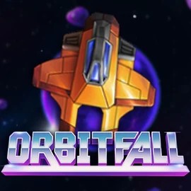 Orbitfall slot logo by ELK Studios at Hollywin CasinoOrbitfall